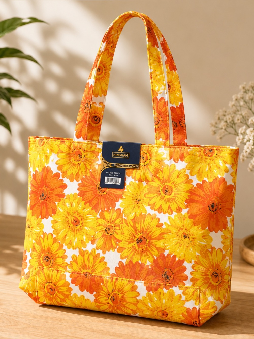 NWT Zippered Lined Tote Bag